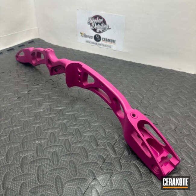 Archery  Coated With Cerakote In Sangria