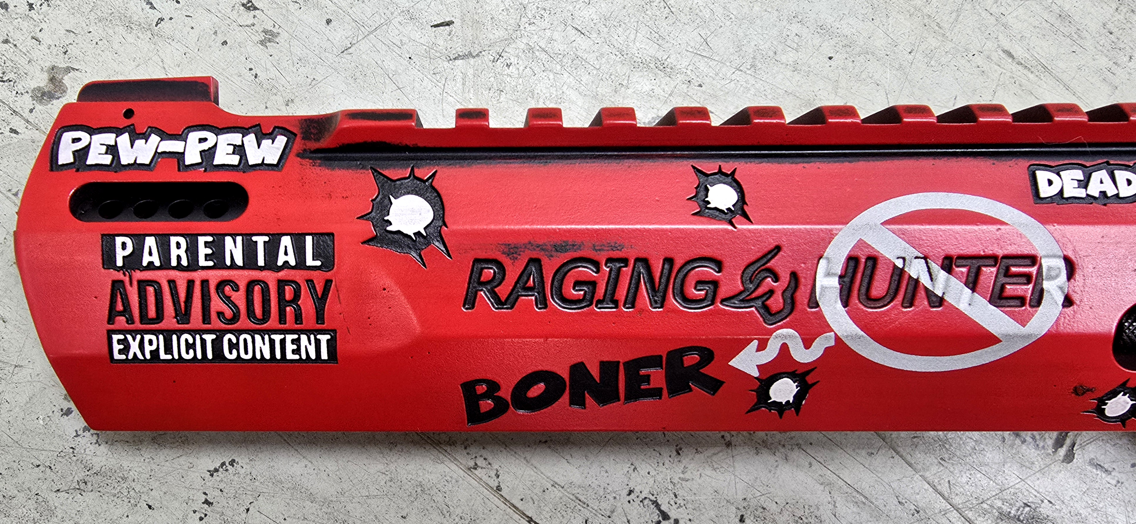 Cerekote Raging Hunter Deadpool Theme Taurus Raging Hunter | Cerakote