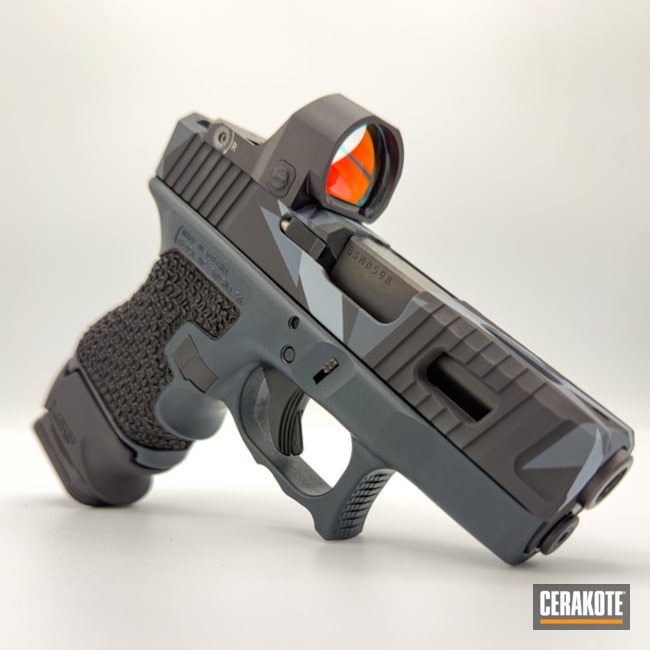 Combat Grey, Dark Grey, Slate, Battleship Grey, Graphite Black And Bull Shark Grey Custom Glock 43