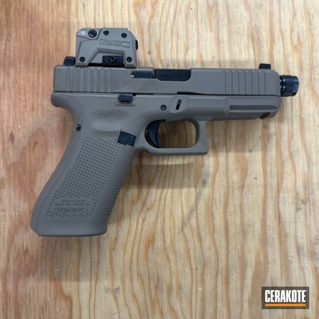 Glock 19 Coated With Cerakote In H-265