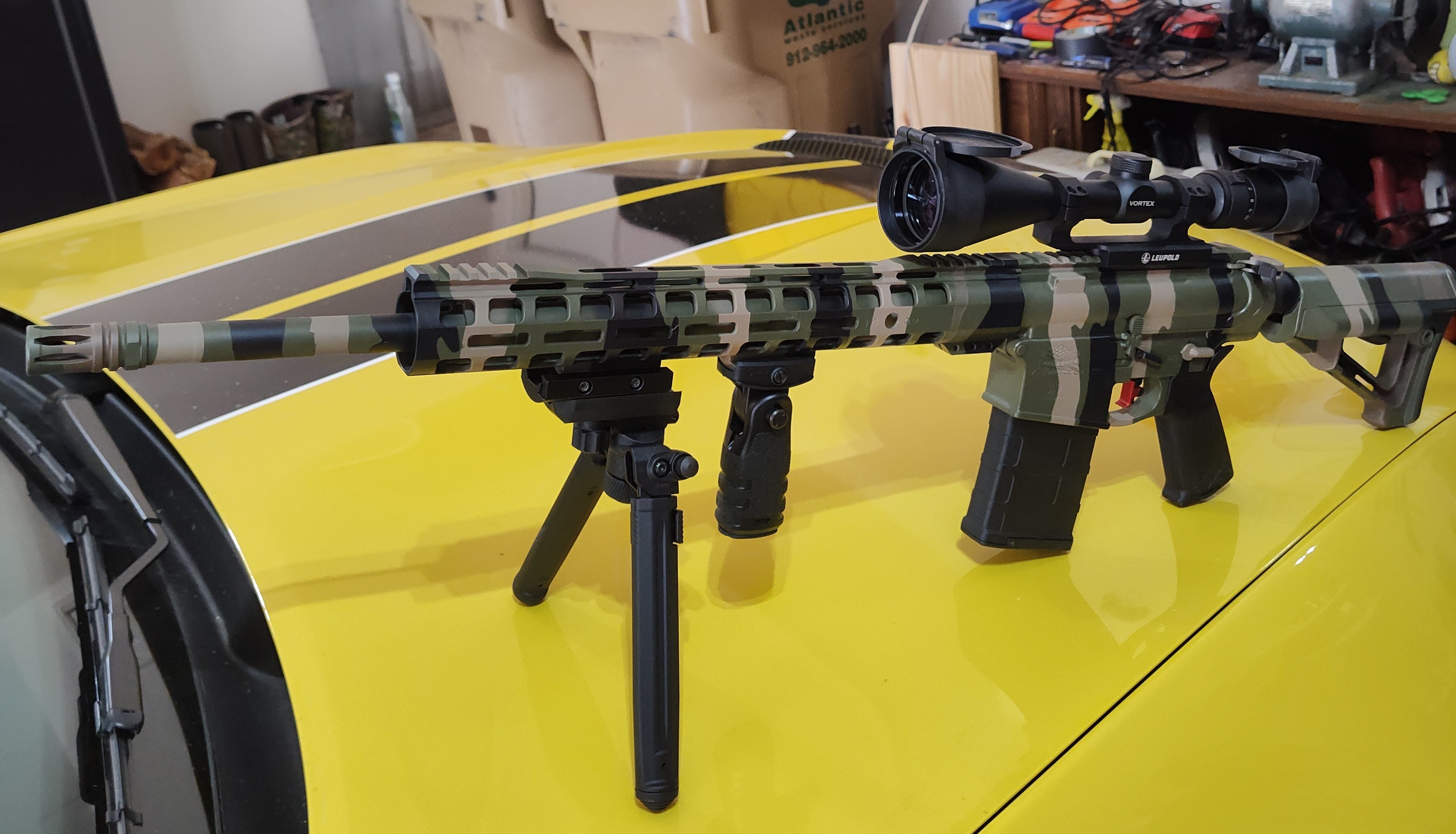 Chipped Coating Rifle Hunting rifle | Cerakote