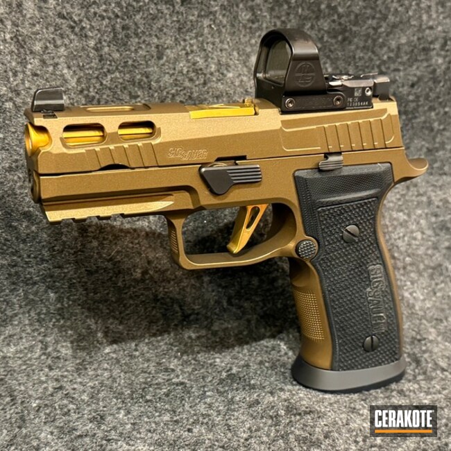 Sig Sauer P320 Axg Burnt Bronze