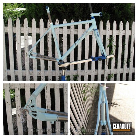 Powder Coating: Bicycle,Sky Blue H-169,Custom