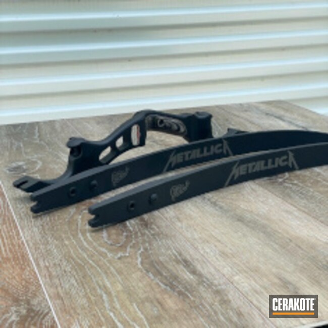Black & Stainless Recurve Bow