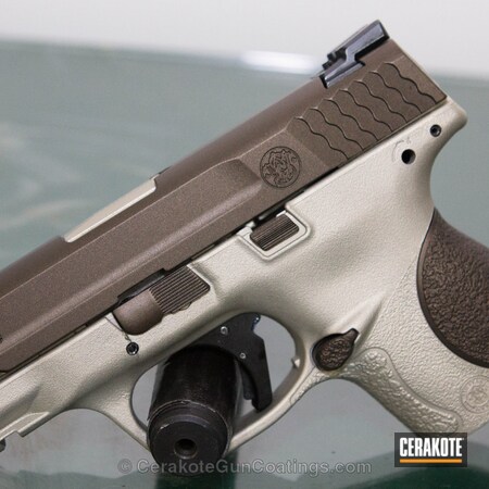Powder Coating: Shimmer Gold H-153,Smith & Wesson,Handguns,Personal,Midnight Blue H-238,Color Combos,Burnt Bronze H-148