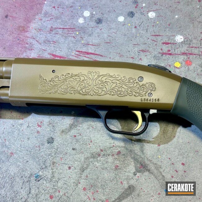 Shotgun Coated With Cerakote