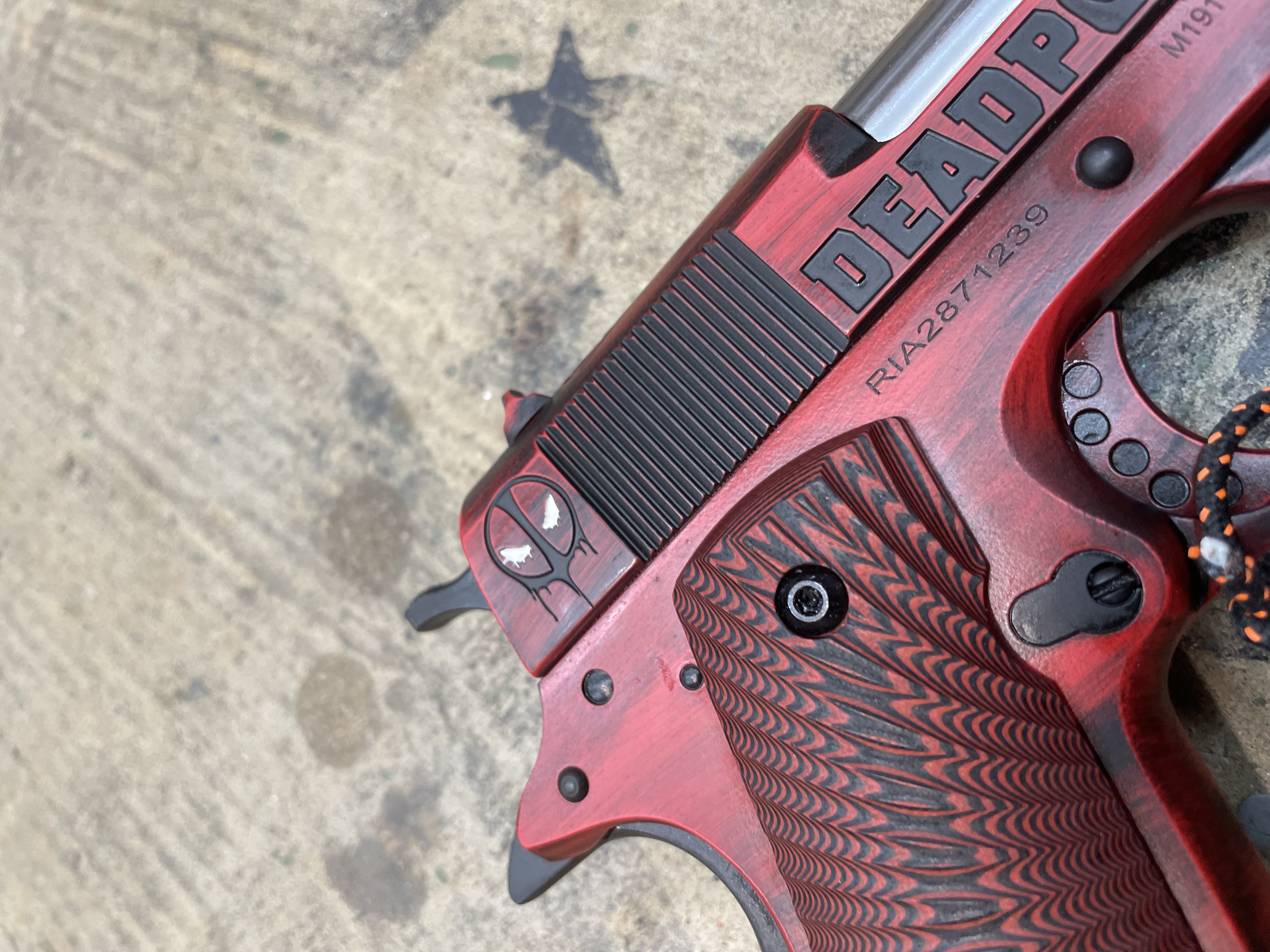 Deadpool theme 1911 | Cerakote