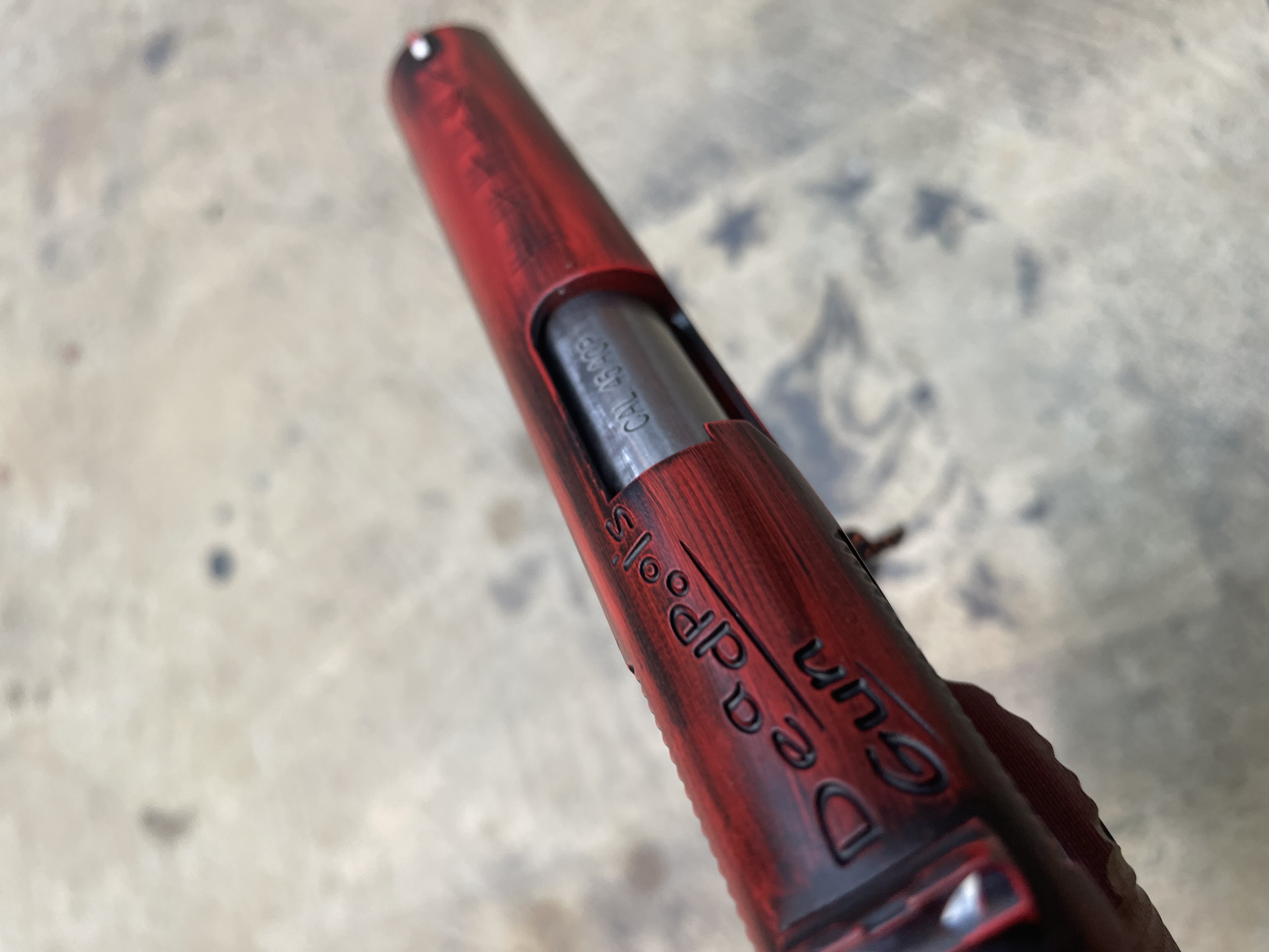 Deadpool theme 1911 | Cerakote