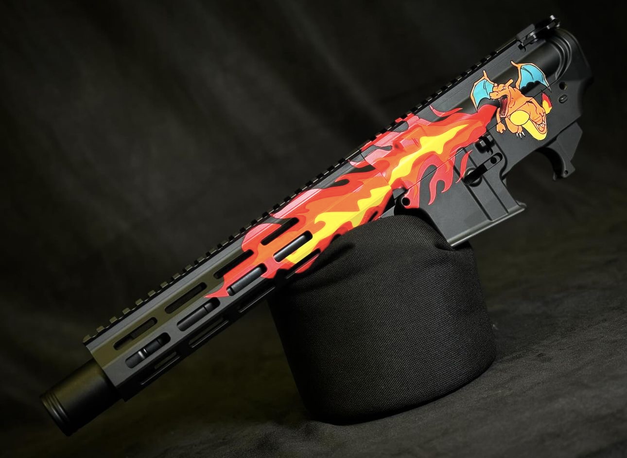 Cerekote Raging Hunter Cerakote Custom Charizard Ar | Cerakote