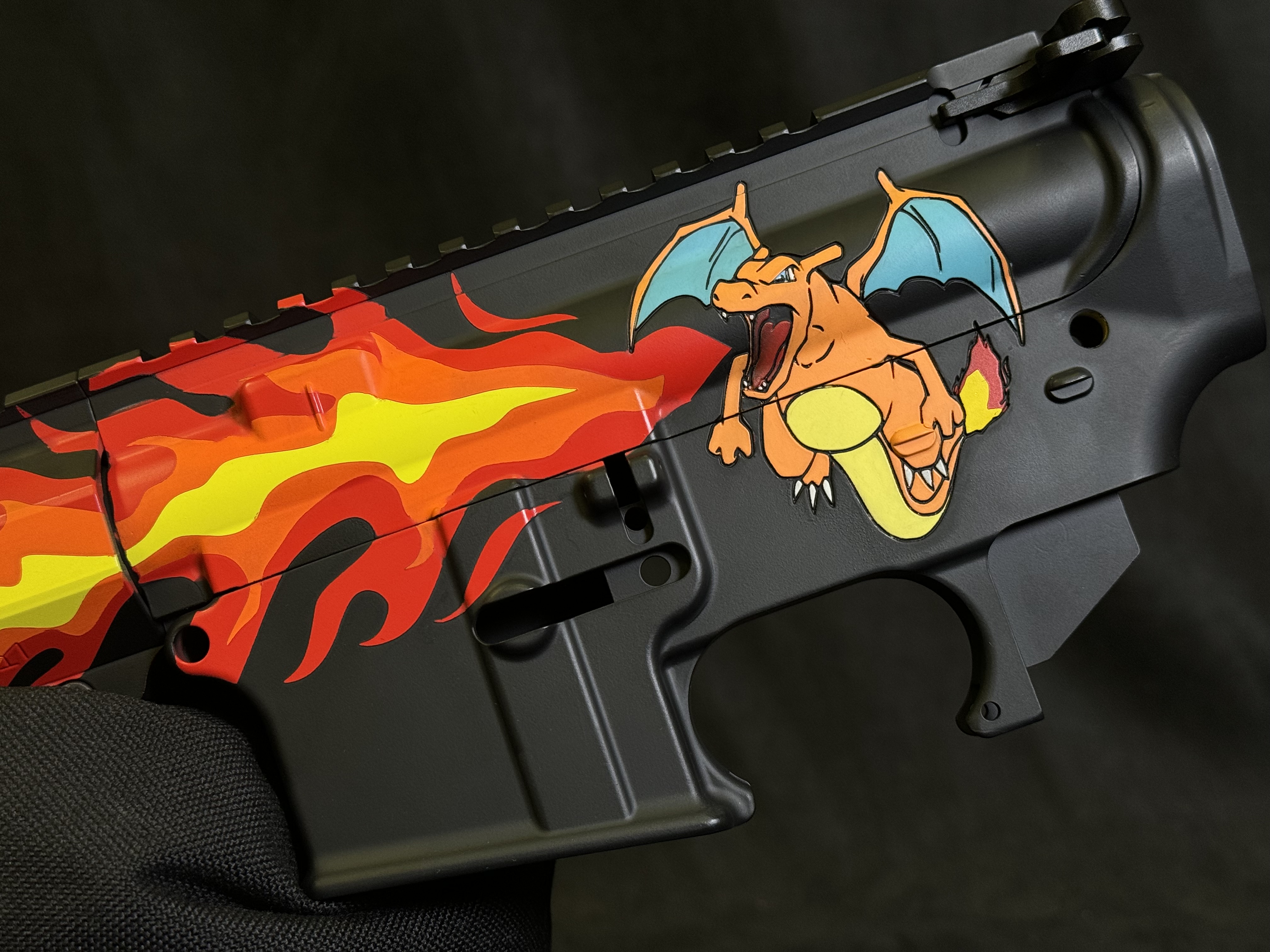 Charizard Glock Cerakote Custom Charizard Ar | Cerakote