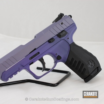 Cerakoted Custom Mix Of H-217 Bright Purple And H-255 Crushed Silver