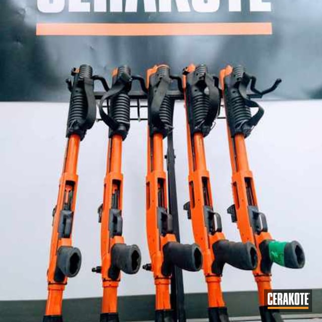 Mossberg Shockwave Training Shotguns Coated With Cerakote In H-346