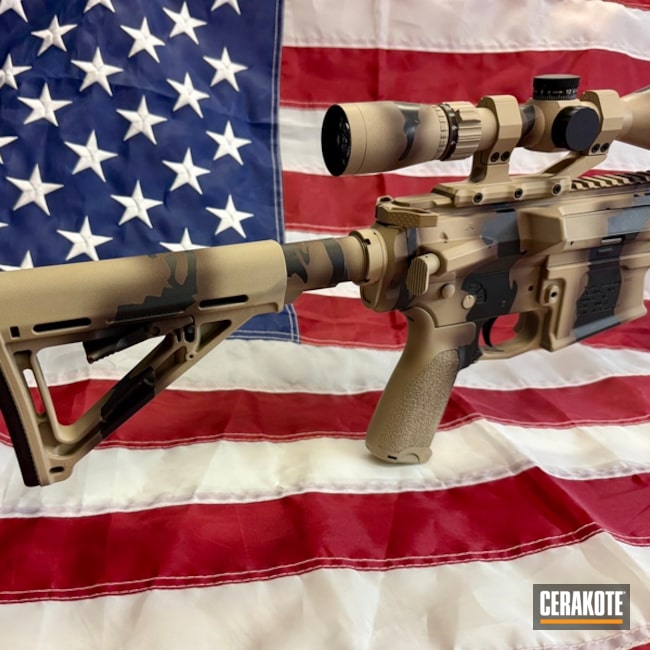 Shadowed Tiger Stripe Ar Rifle