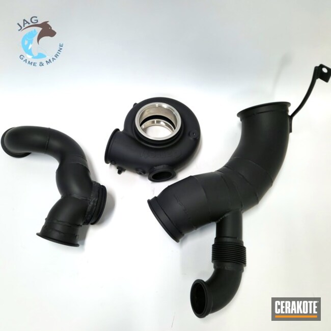 Custom Manifolds, Dump Pipe And Garrett Turbo For 409 Motor