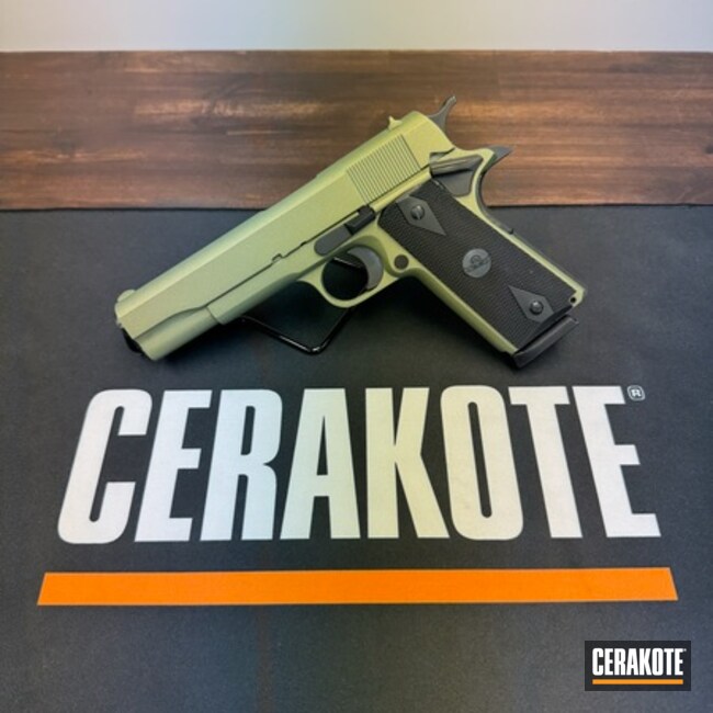 1911 Coated With Cerakote In H-360