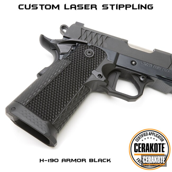 Jacob Grey Twc-9 2011 With Custom Spade Laser Stippling