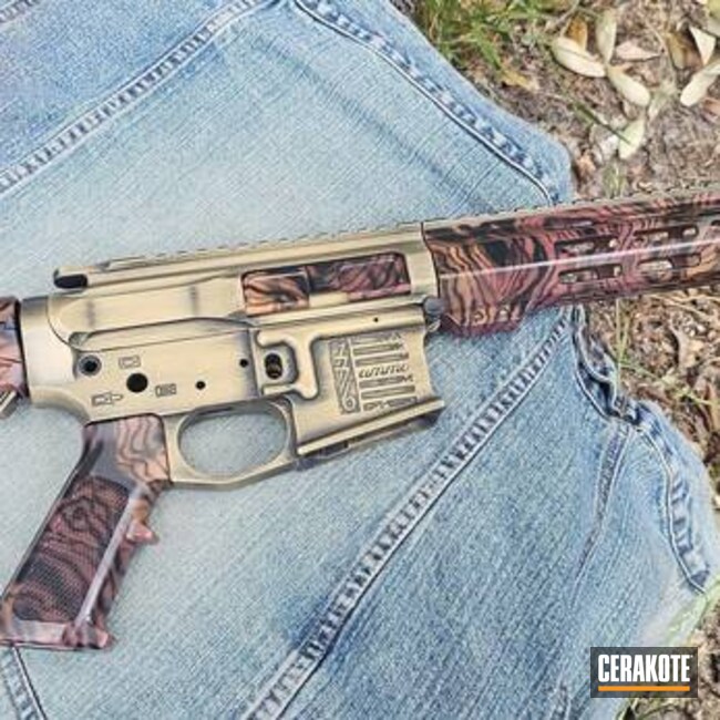 Dennim Ar15 Coated With Cerakote