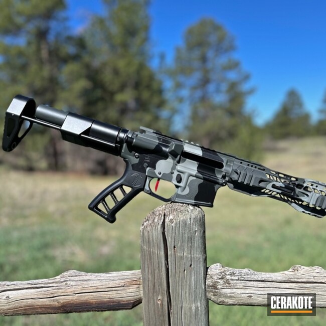 Ar Pistol In Urban Camo