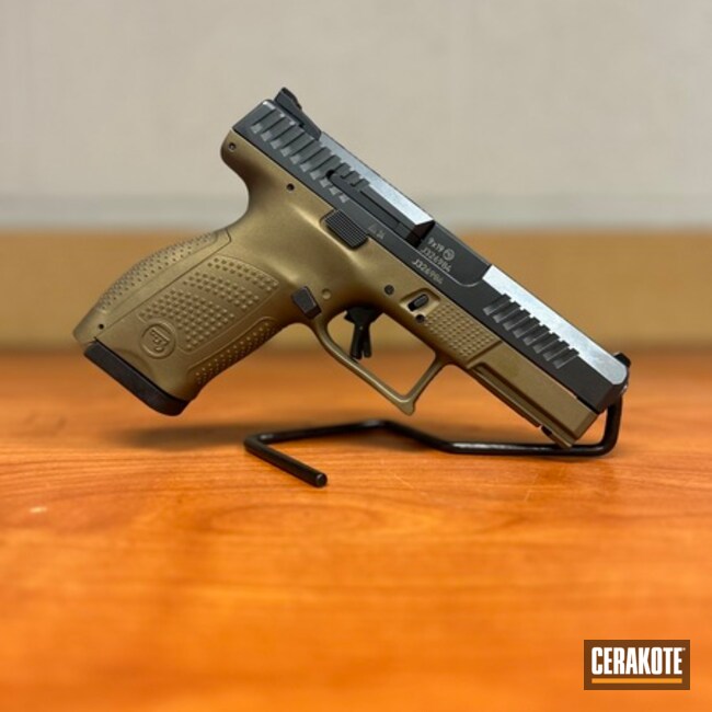 Cz P10 C With Burnt Bonze Frame