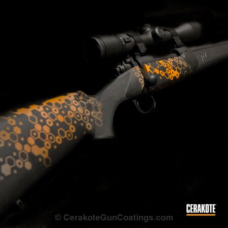 Powder Coating: Graphite Black H-146,Safety Orange H-243,Bolt Action Rifle