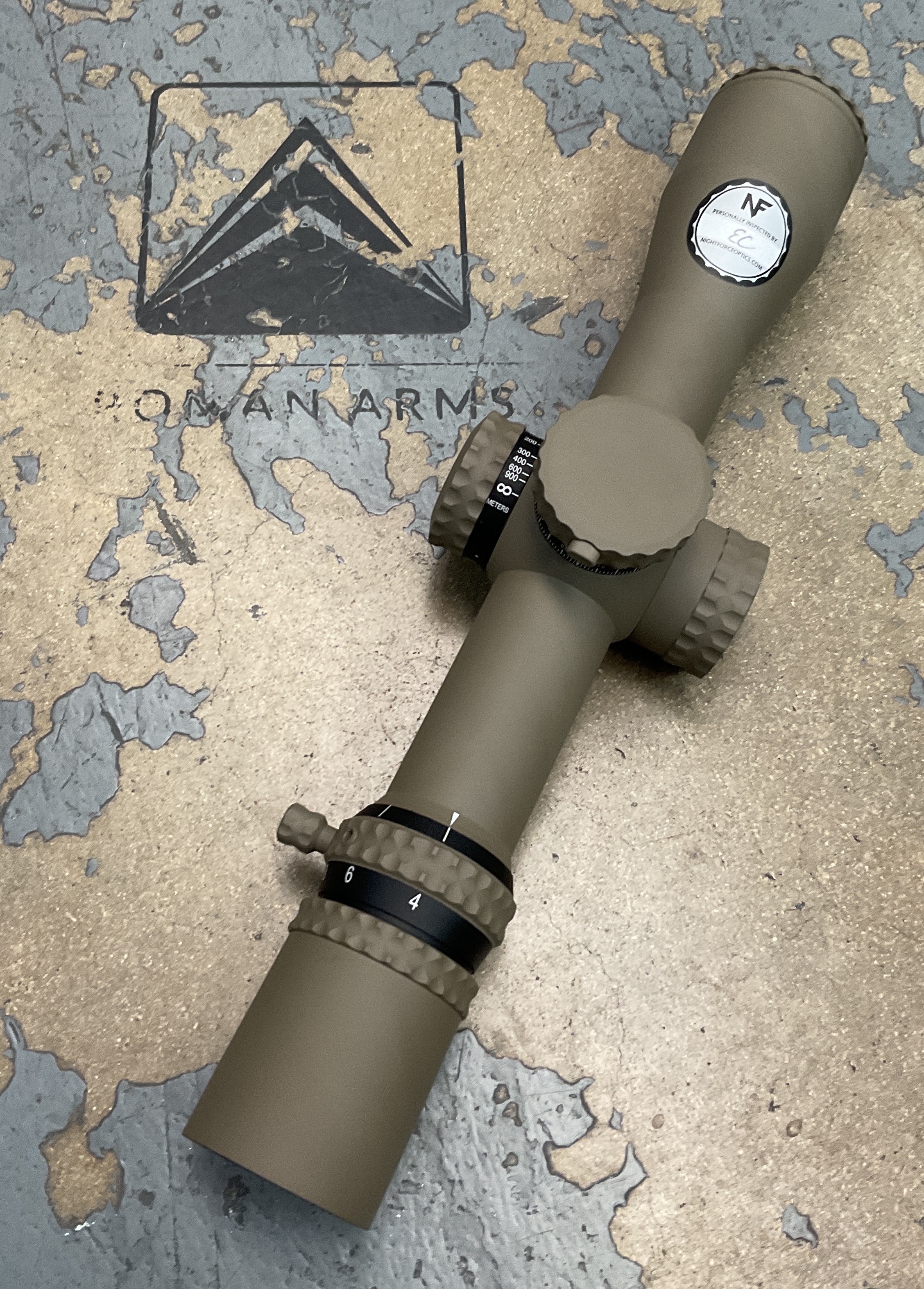 Dark Scope Nightforce Optic featuring a Magpul® Flat Dark Earth Finish | Cerakote