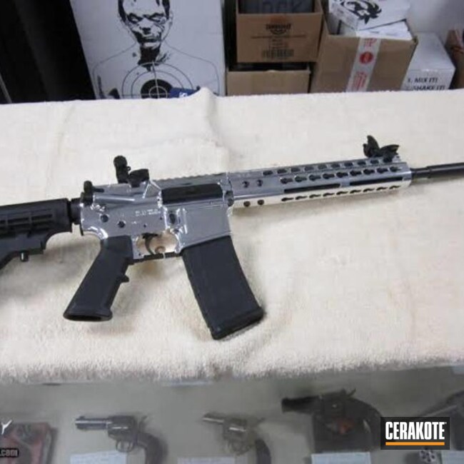 Raw Ar15 Coated With Cerakote