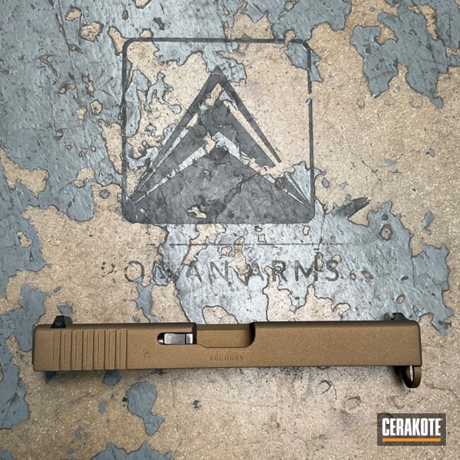 Burnt Bronze Glock Slide