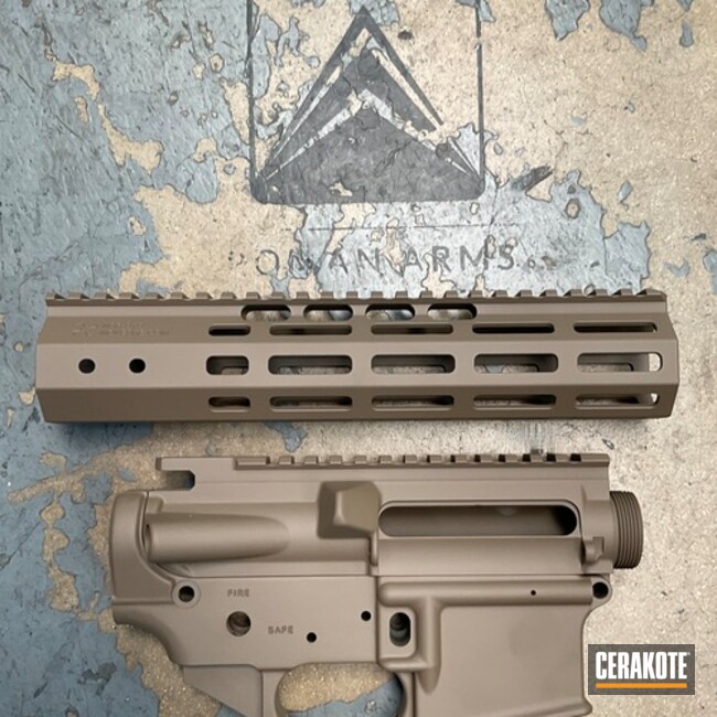 Fde Noveske Coated With Cerakote In Flat Dark Earth