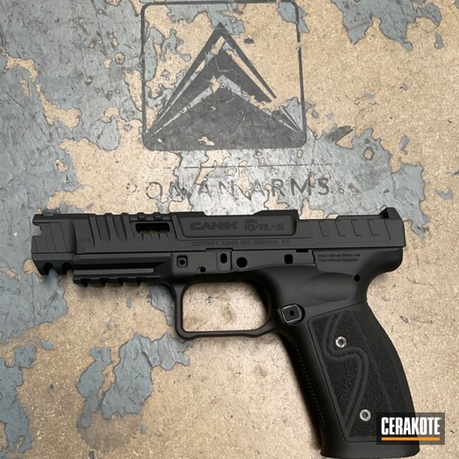 Canik Rival Coated With Cerakote In H-190