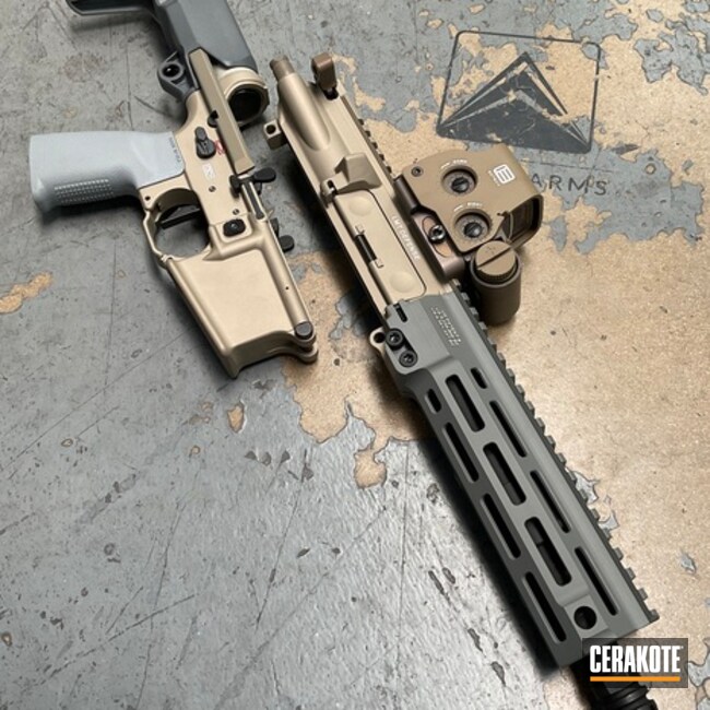 The Honey Badger We Have At Home Coated With Cerakote In E-190, H-235 And H-214