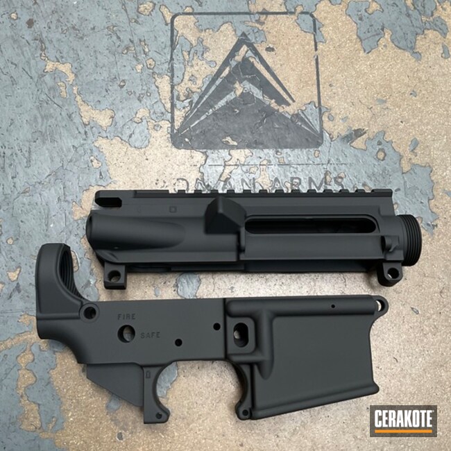 Colt Receivers Coated With Cerakote In Armor Black