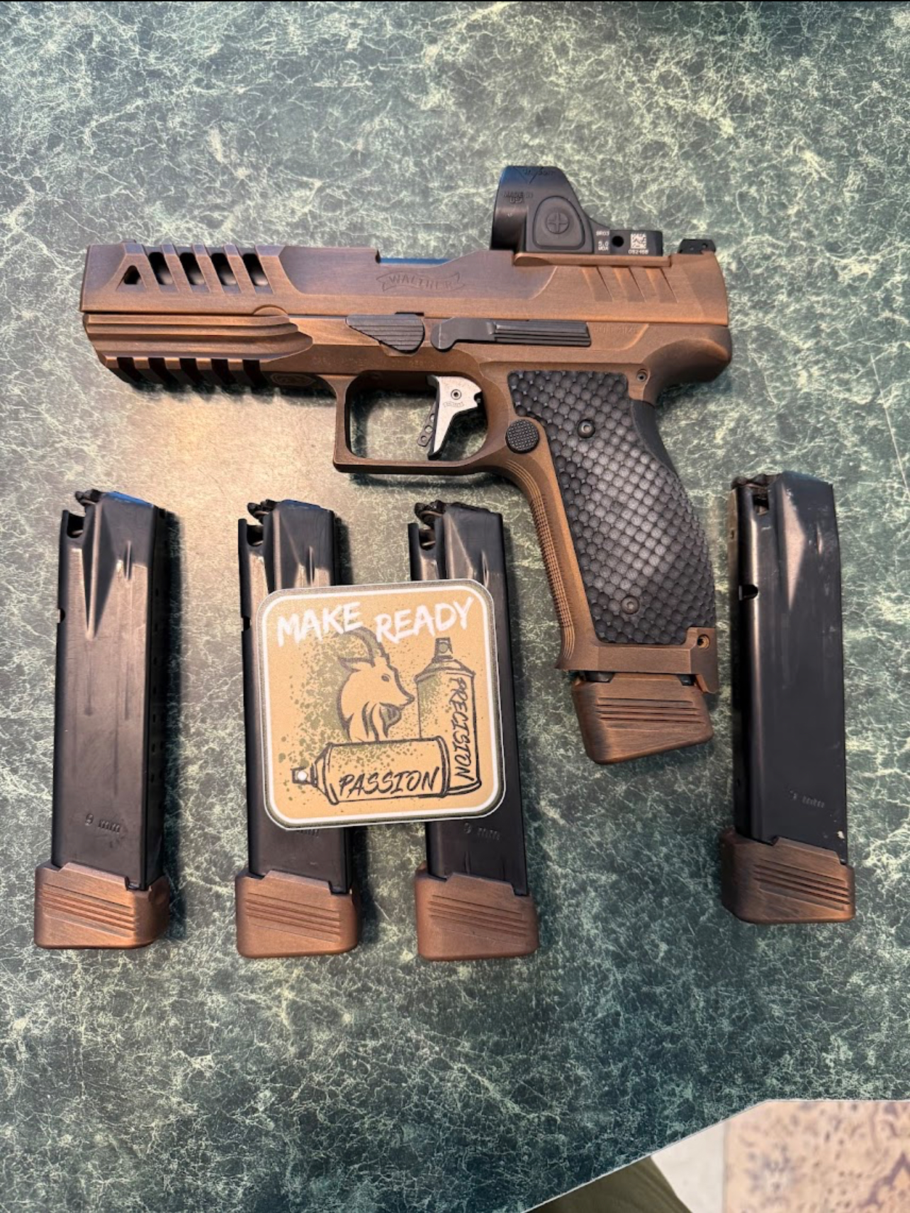 Burnished Copper PDP Steel Frame | Cerakote