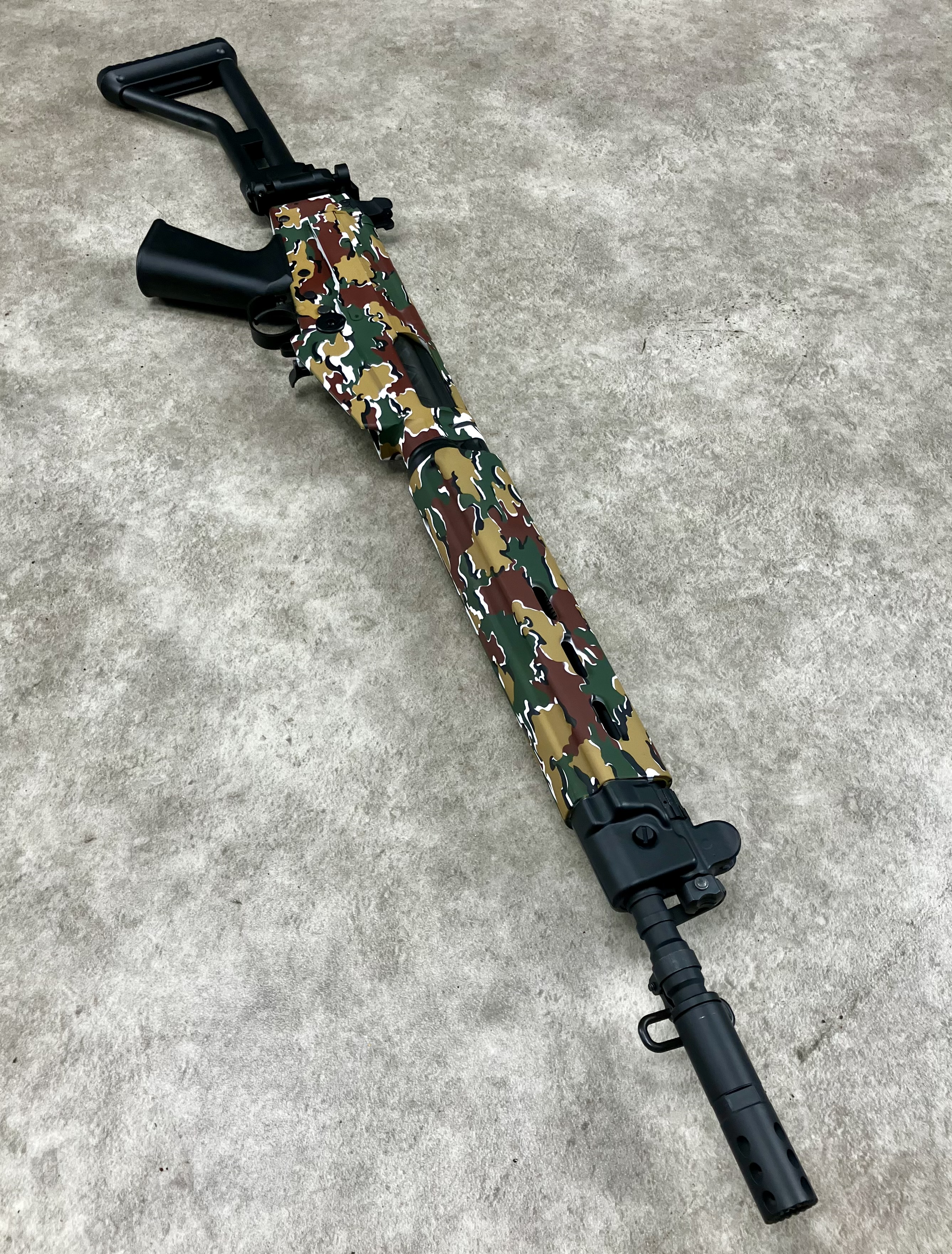 Belgian M1999 Jigsaw Camo FAL | Cerakote