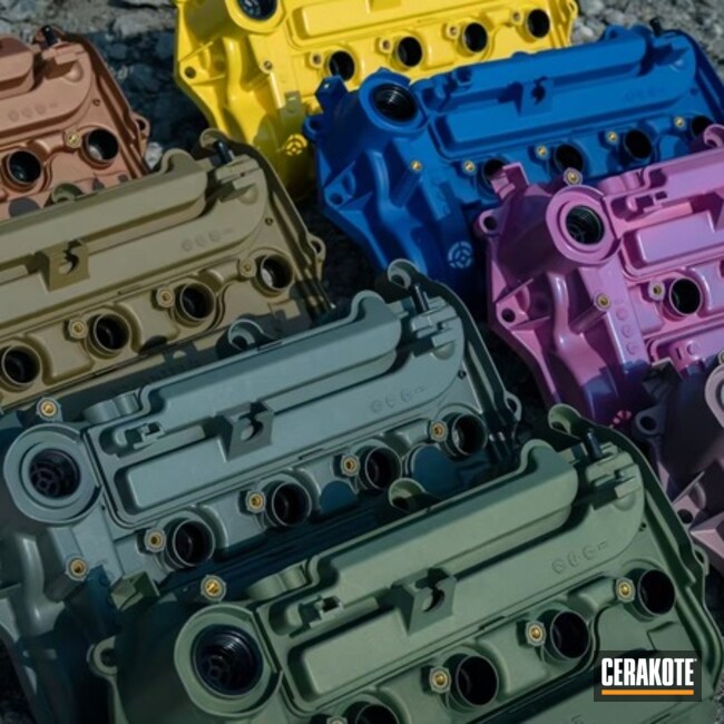 Engine Charm: A Symphony Of Mechanics And Colors