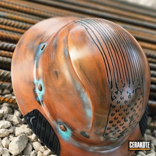 Patina Brain Bucket