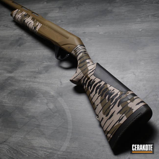Benelli Super Black Eagle Coated With Cerakote In H-268, H-136, H-146 And H-240