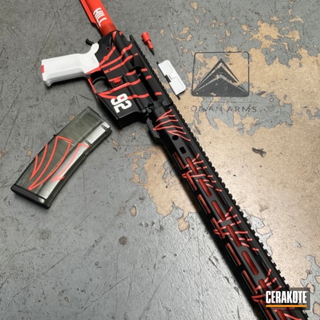 Custom Cerakote Ar Presented To Bj Hill 