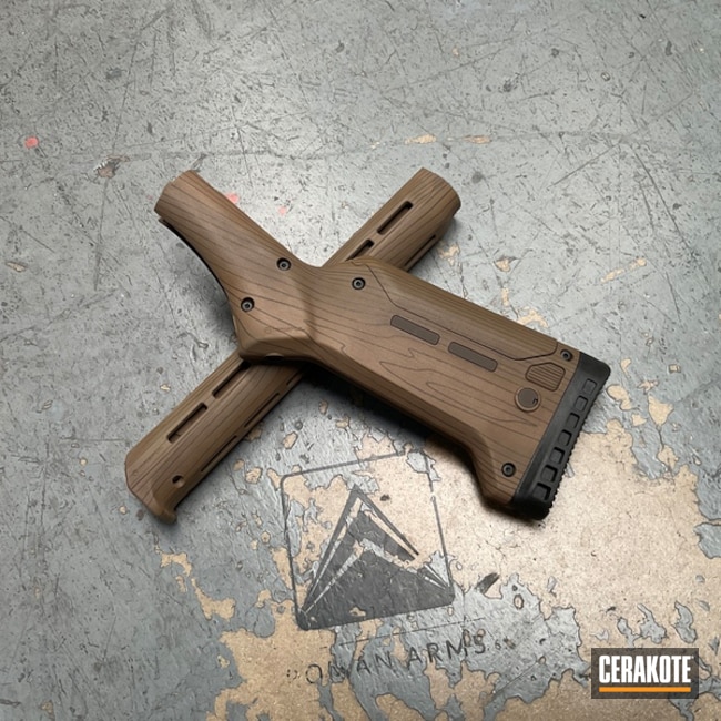 Woodgrain Coated With Cerakote