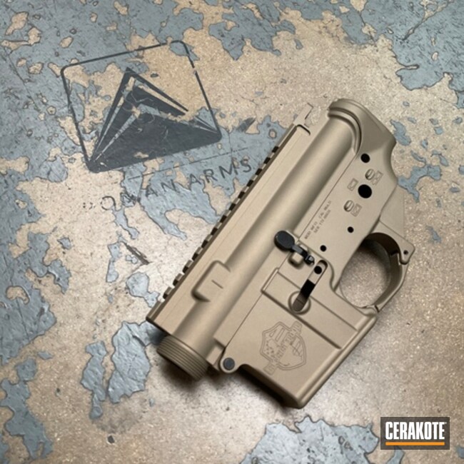 Recieverset Coated With Cerakote In H-122