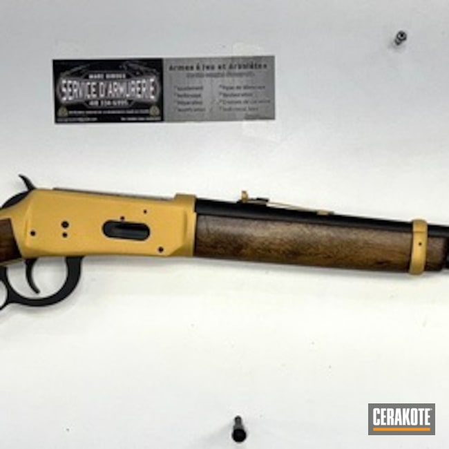 Gloss Black And Gold Winchester Lever-action