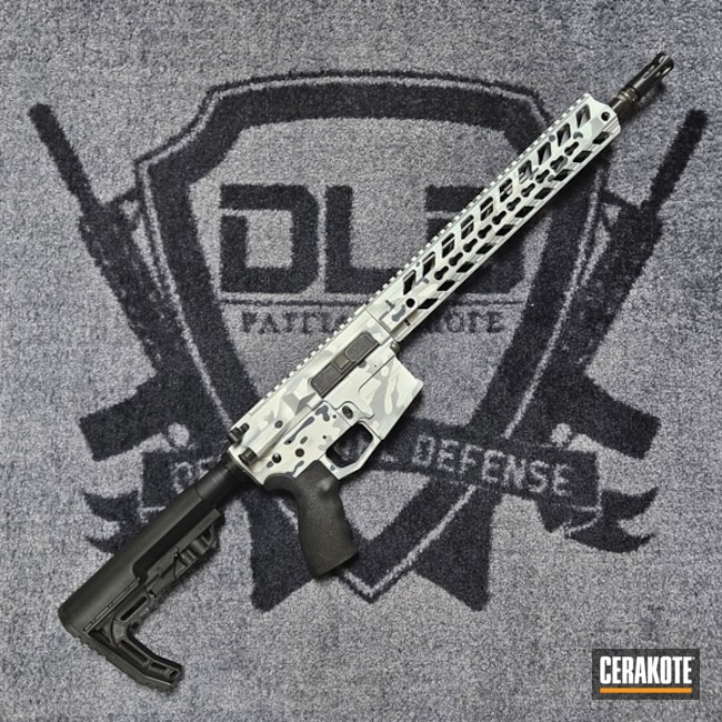 Arctic Camo On An Ar-15