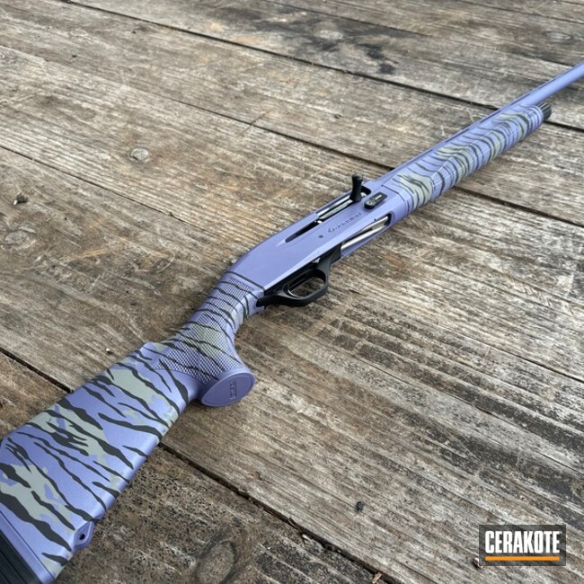 Retay Gordion Shotgun Coated With Cerakote In H-190, H-314 And H-214