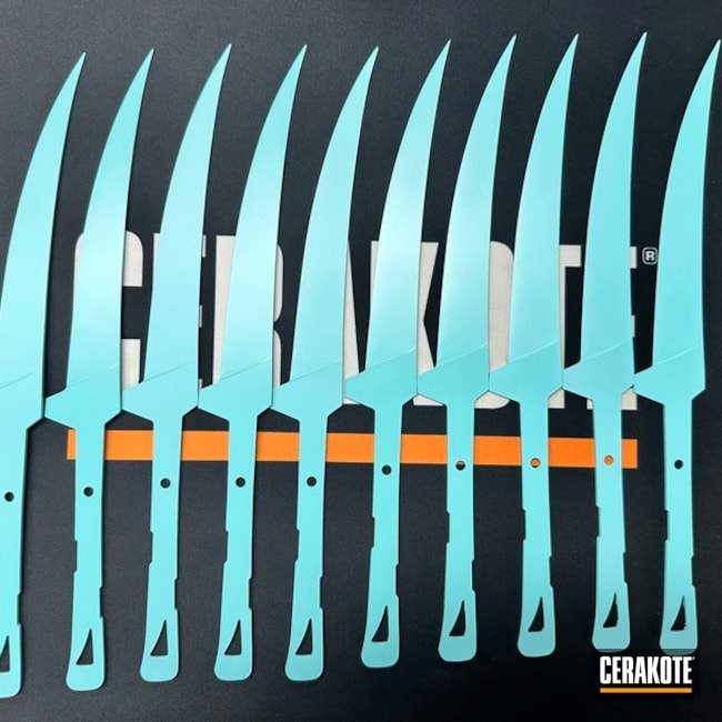 Filet Knives Coated With Cerakote