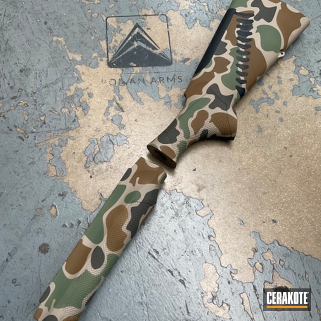 Ducks Unlimited Coated With Cerakote In H-250, H-203 And H-341
