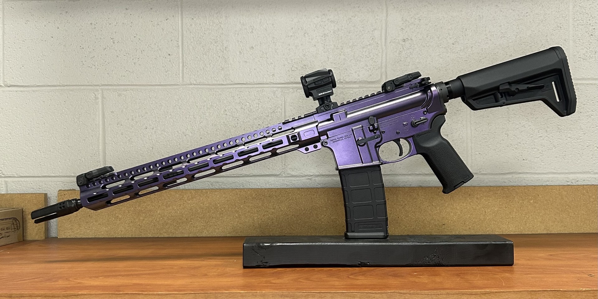 Custom Ar Rifle Custom AR build with FX Mardi Gras | Cerakote
