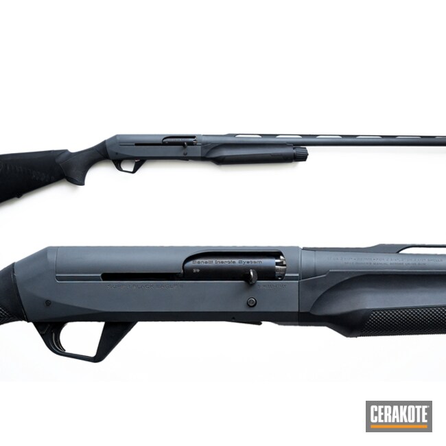 Benelli Super Black Eagle Coated With Cerakote In Sig™ Dark Grey