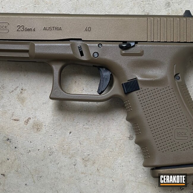 Burnt Bronze And Glock® Fde G23 Gen4