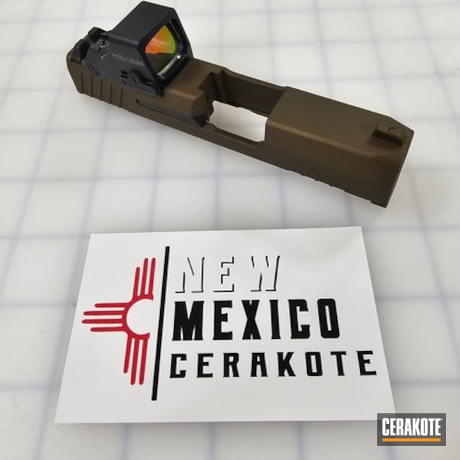 Slide Coated With Cerakote In H-148