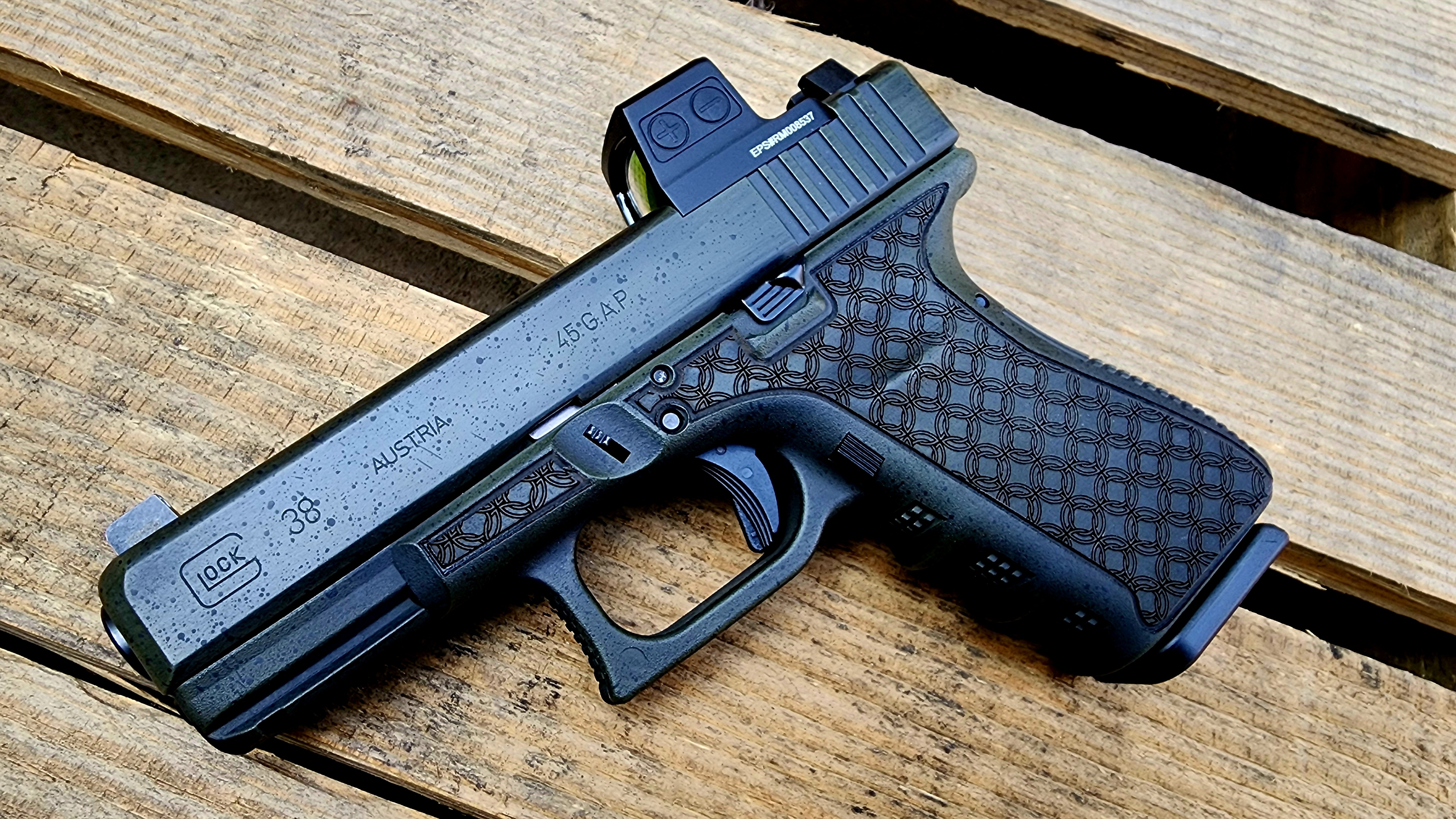 Glock Coating Glock with a O.D. Green Finish | Cerakote