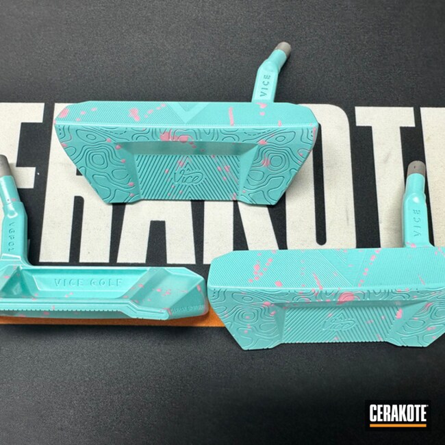 Bazooka Pink And Robin's Egg Blue Vice Putters